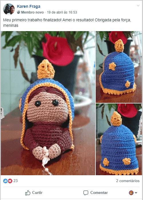 Amigurumi Our Lady of Aparecida